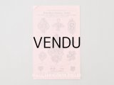 アンティーク  イニシャルモチーフのカタログ MEDAILLONS-INITIALES BRODÉES - GRANDS MAGASINS DU PRINTEMPS PARIS -