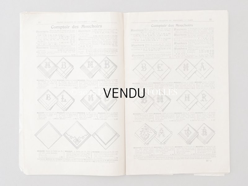 画像6: 1903年 アンティーク プランタン百貨店のカタログ CATALOGUE SPECIAL BLANC - GRANDS MAGASINS DU PRINTEMPS - 