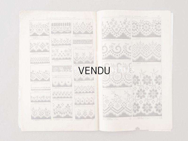 画像13: 1903年 アンティーク プランタン百貨店のカタログ CATALOGUE SPECIAL BLANC - GRANDS MAGASINS DU PRINTEMPS - 