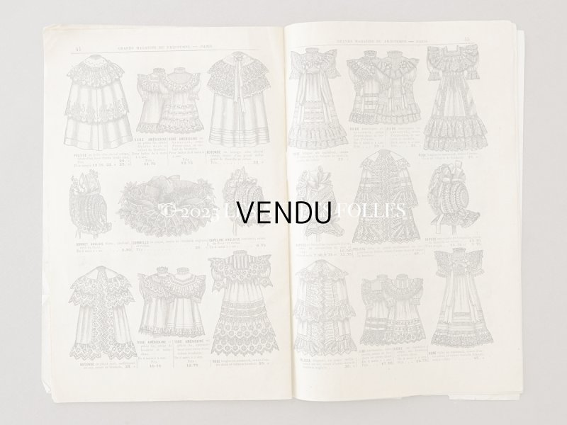 画像12: 1903年 アンティーク プランタン百貨店のカタログ CATALOGUE SPECIAL BLANC - GRANDS MAGASINS DU PRINTEMPS - 