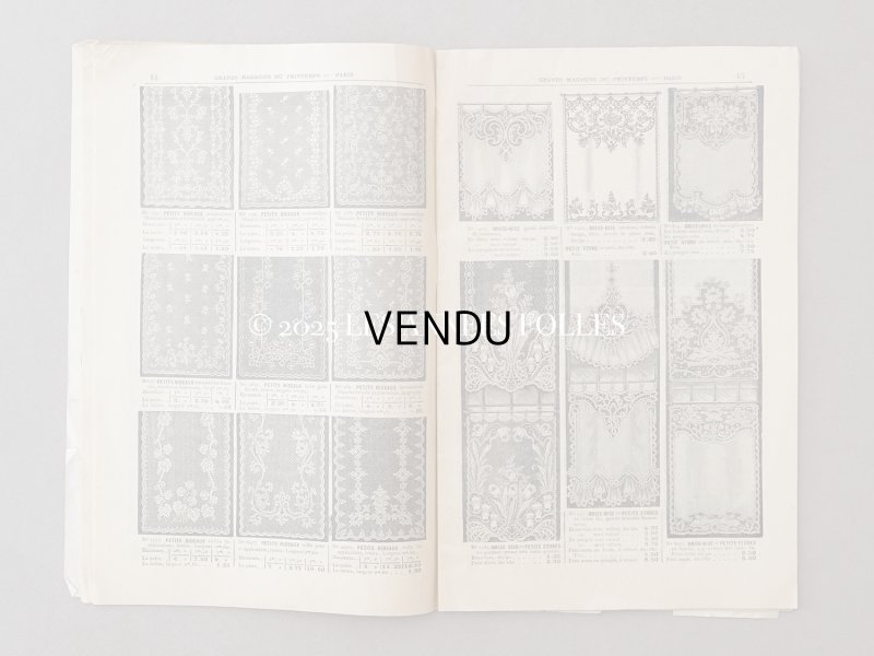 画像5: 1903年 アンティーク プランタン百貨店のカタログ CATALOGUE SPECIAL BLANC - GRANDS MAGASINS DU PRINTEMPS - 