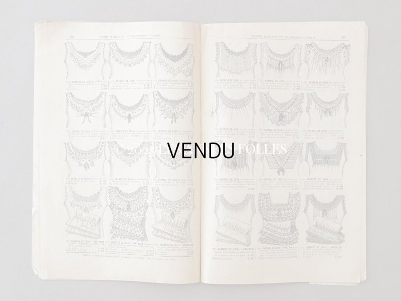 画像7: 1903年 アンティーク プランタン百貨店のカタログ CATALOGUE SPECIAL BLANC - GRANDS MAGASINS DU PRINTEMPS - 