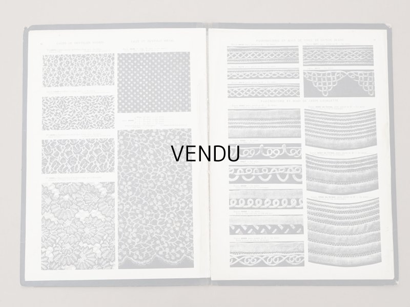 画像15: 1931年 アンティーク リボン＆レース＆刺繍のカタログ RUBANS & BRODERIES & DENTELLES & PASSEMENTERIES BOUTONS HAUTE NOUVEAUTE PARIS ETE 1931