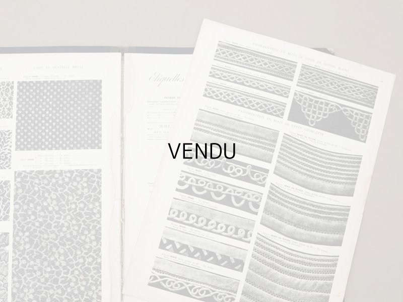 画像16: 1931年 アンティーク リボン＆レース＆刺繍のカタログ RUBANS & BRODERIES & DENTELLES & PASSEMENTERIES BOUTONS HAUTE NOUVEAUTE PARIS ETE 1931