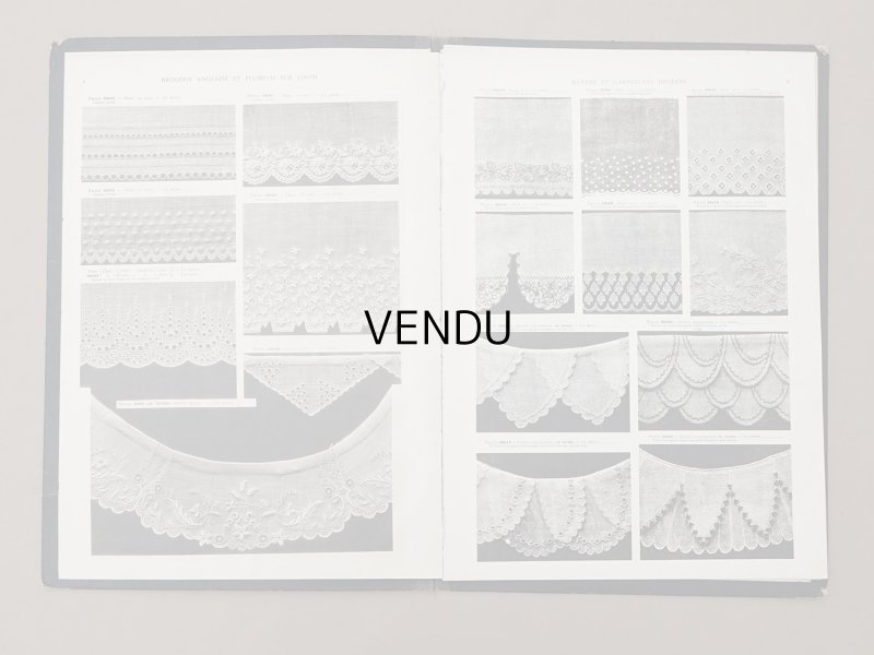 画像10: 1931年 アンティーク リボン＆レース＆刺繍のカタログ RUBANS & BRODERIES & DENTELLES & PASSEMENTERIES BOUTONS HAUTE NOUVEAUTE PARIS ETE 1931