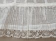画像7: 1900年頃 アンティーク 幅広 ドレスの裾  プリーツ入り レース付き 2.9m 幅18cm