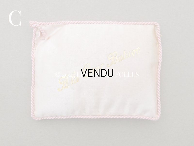 画像8: アンティーク  シルク製 サシェ 香り袋 小さなクッション パウダーピンク - A LA COUR BATAVE -