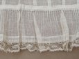 画像9: 1900年頃 アンティーク 幅広 ドレスの裾  プリーツ入り レース付き 2.9m 幅18cm