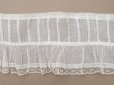 画像3: 1900年頃 アンティーク 幅広 ドレスの裾  プリーツ入り レース付き 2.9m 幅18cm