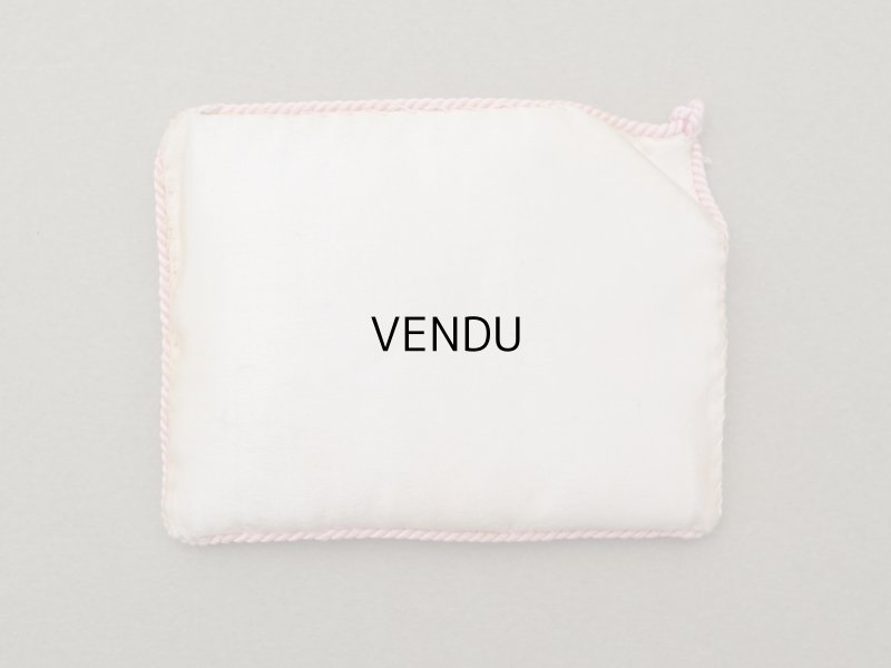 画像7: アンティーク  シルク製 サシェ 香り袋 小さなクッション パウダーピンク - A LA COUR BATAVE -