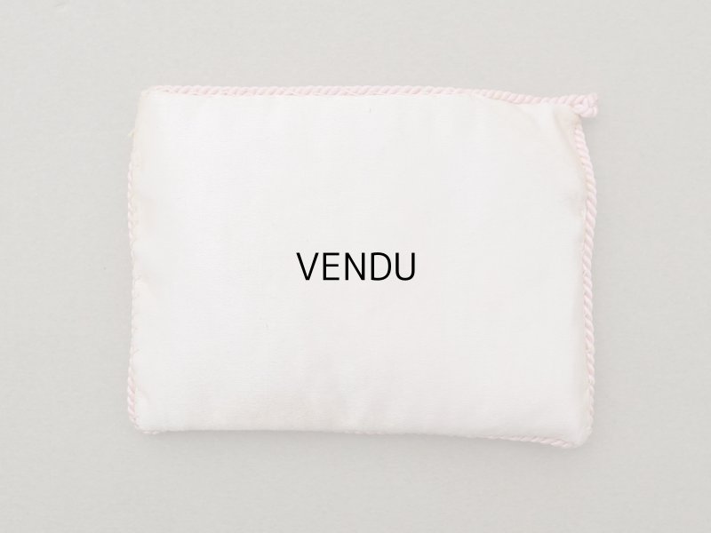 画像9: アンティーク  シルク製 サシェ 香り袋 小さなクッション パウダーピンク - A LA COUR BATAVE -