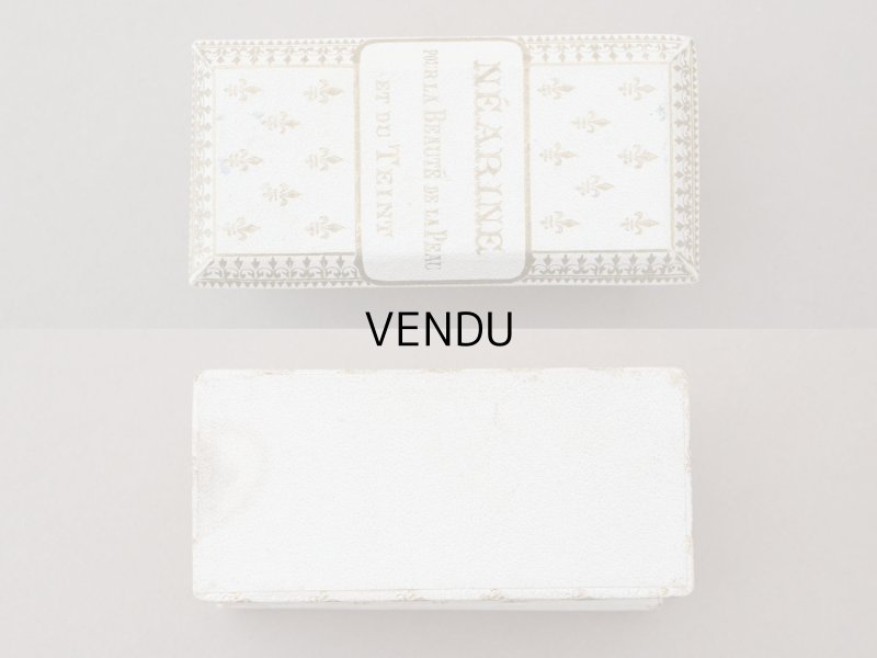 画像4: アンティーク パフュームボックス パウダーボックス NEARINE 百合の紋章