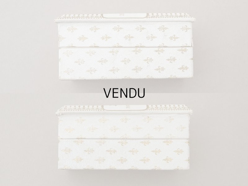 画像6: アンティーク パフュームボックス パウダーボックス NEARINE 百合の紋章