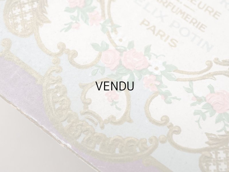 画像5: アンティーク パウダーボックス 薔薇のガーランド＆蝶々 POUDRE DE RIZ - PFELIX POTIN PARIS -