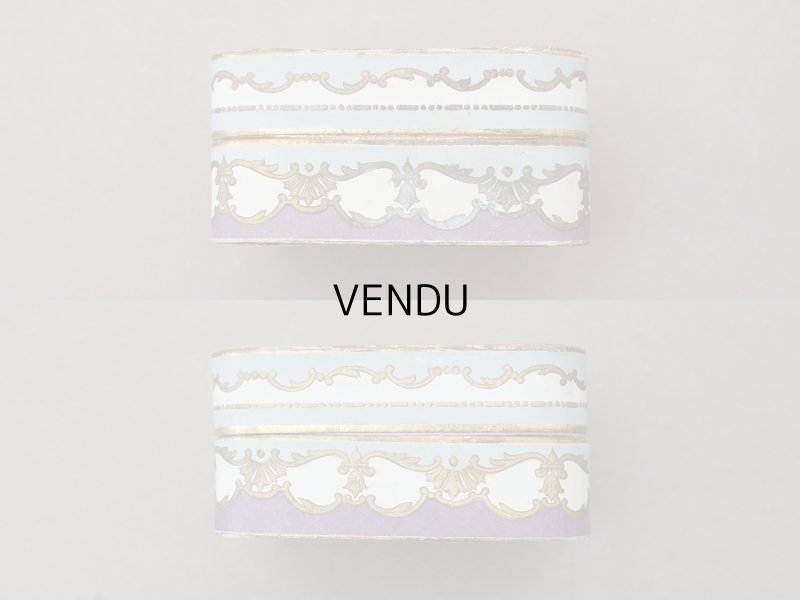 画像10: アンティーク パウダーボックス 薔薇のガーランド＆蝶々 POUDRE DE RIZ - PFELIX POTIN PARIS -