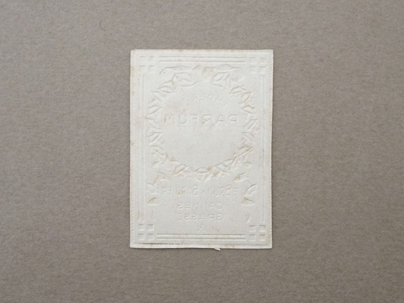 画像3: アンティーク 小さなパフュームラベル 白菫 IMPERIAL PARFUM WHITE VIOLET - F.BRUN & BARBIER -