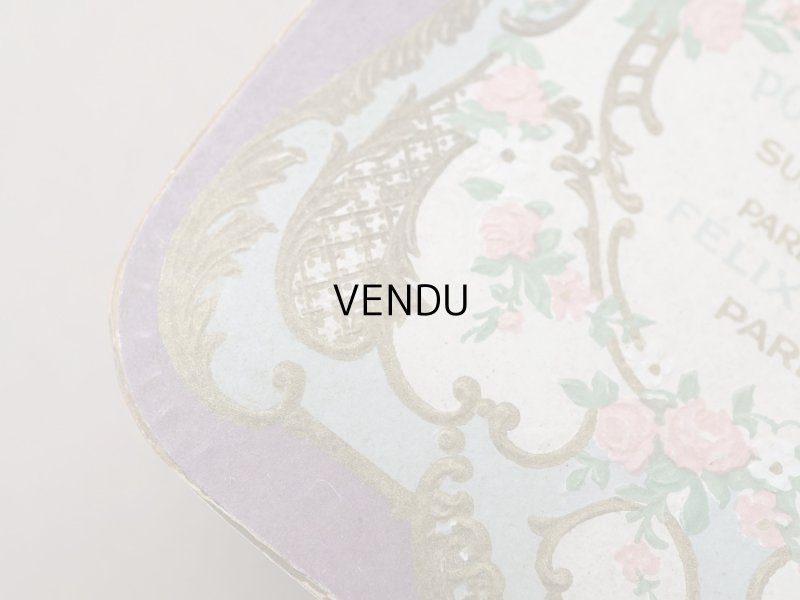 画像6: アンティーク パウダーボックス 薔薇のガーランド＆蝶々 POUDRE DE RIZ - PFELIX POTIN PARIS -