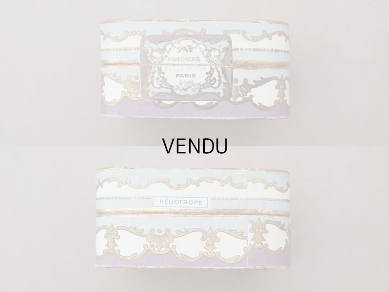 画像9: アンティーク パウダーボックス 薔薇のガーランド＆蝶々 POUDRE DE RIZ - PFELIX POTIN PARIS -