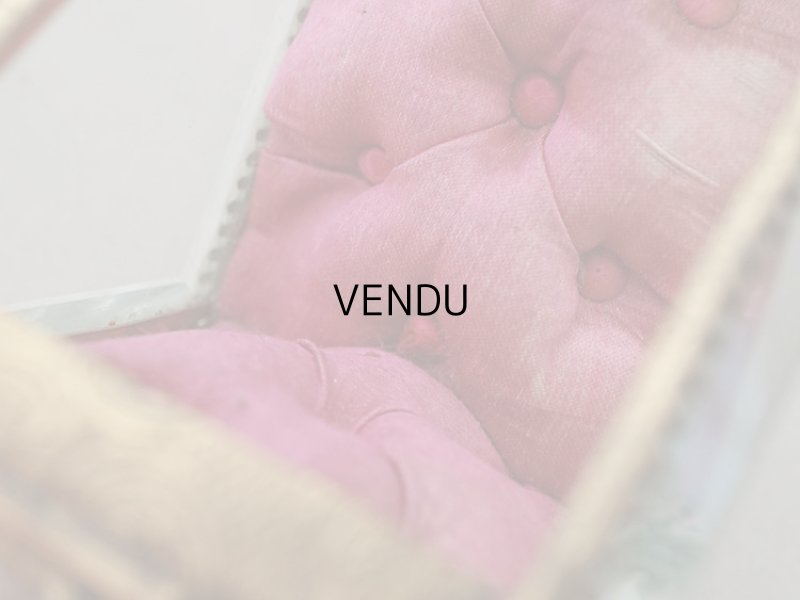 画像12: アンティーク 懐中時計 & ジュエリーボックス ワインレッドのシルク製クッション