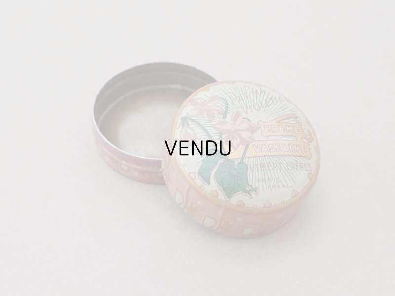 画像4: アンティーク 菫のワセリン缶 PARMA VIOLETTA  CREME VASELINE  - VIBERT FRERES PARIS -