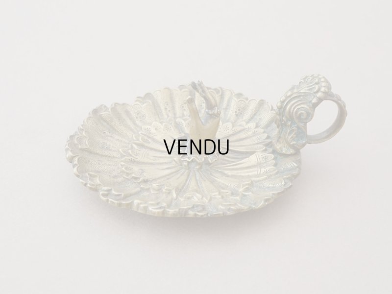 画像3: 19世紀末 アンティーク トレイ ハンドモチーフ レースカフス付き ブロンズ製 小物入れ 