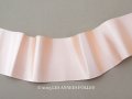 1900年頃 アンティーク シルク製 サテンリボン 幅広 9cm幅  ベビーピンク