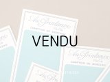 未使用 アンティーク プランタン百貨店 生地サンプル用 台紙 6枚セット- AU PRINTEMPS -