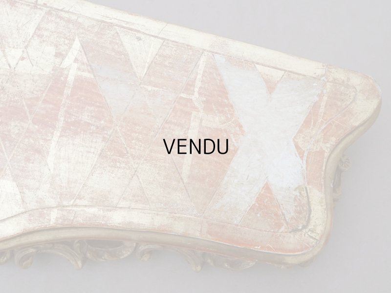 画像5: 19世紀末 アンティーク 木製の大きな台座 ロカイユ装飾