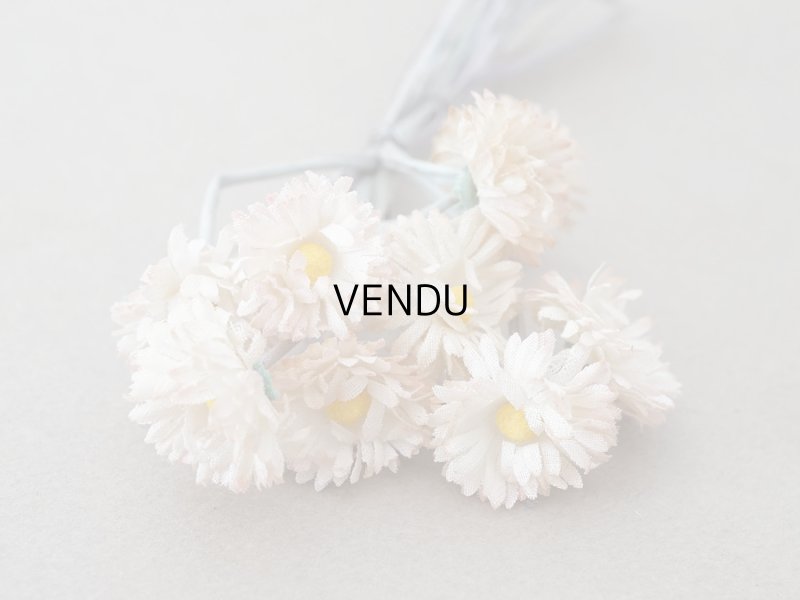 画像5: アンティーク デイジーの布花 