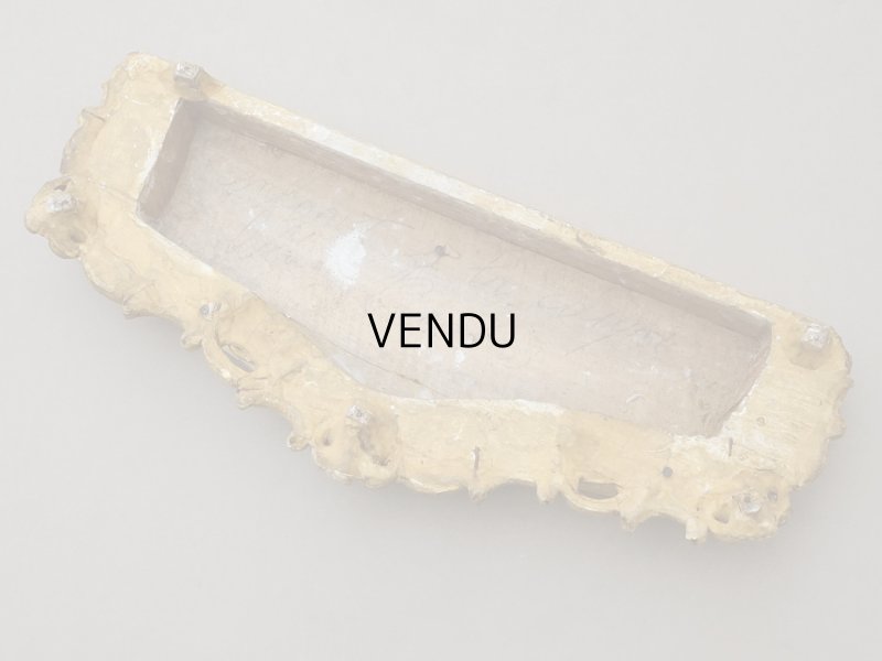 画像16: 19世紀末 アンティーク 木製の大きな台座 ロカイユ装飾