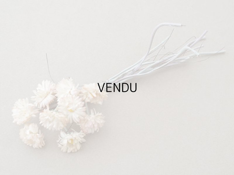 画像8: アンティーク デイジーの布花 