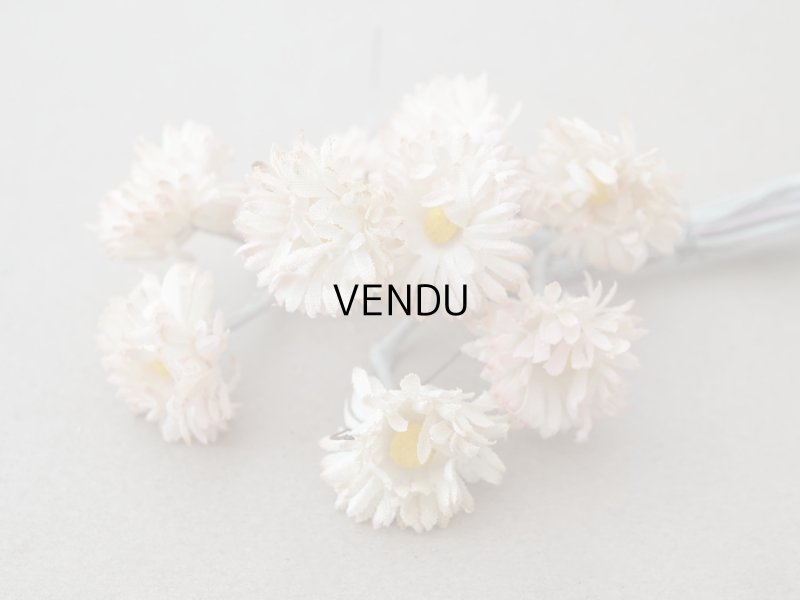 画像10: アンティーク デイジーの布花 