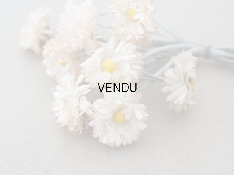 画像3: アンティーク デイジーの布花 