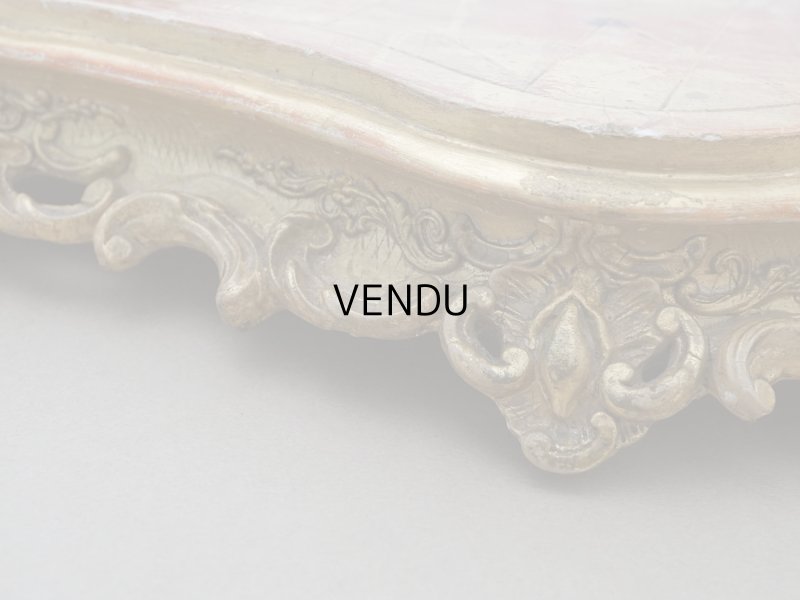 画像8: 19世紀末 アンティーク 木製の大きな台座 ロカイユ装飾