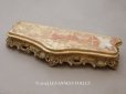 画像1: 19世紀末 アンティーク 木製の大きな台座 ロカイユ装飾 (1)