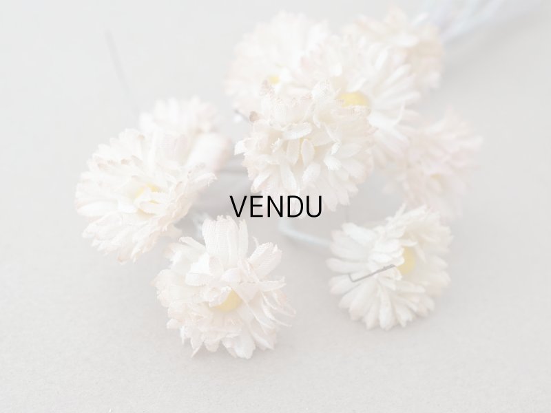画像9: アンティーク デイジーの布花 