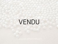 アンティーク スフレビーズ オーロラ加工  極小 吹きガラス製 ビーズ 4mm  53g