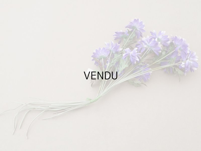 画像3: アンティーク 大きなブーケ クリザンテム 布花 ラベル付