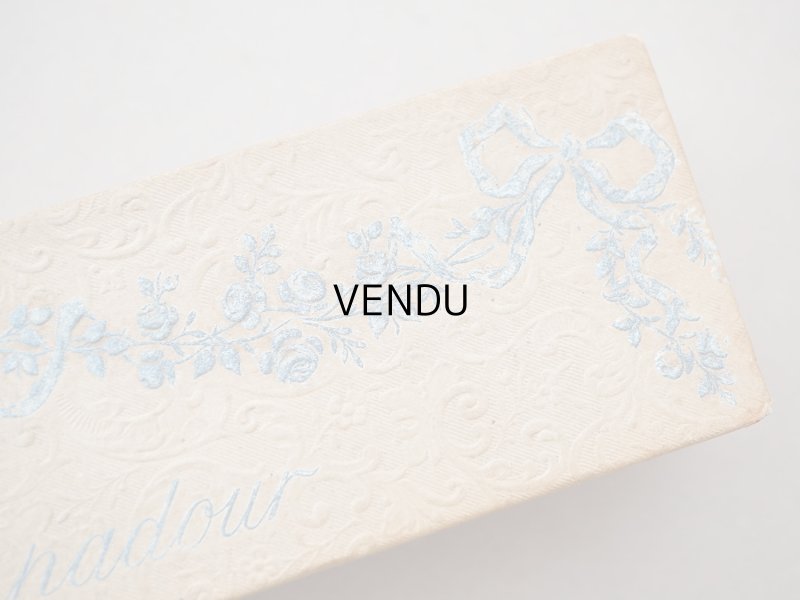 画像4: アンティーク お菓子箱 薔薇＆リボンのガーランド BONBONS LES POMPADOUR - AU FIDELE BERGER PARIS  -