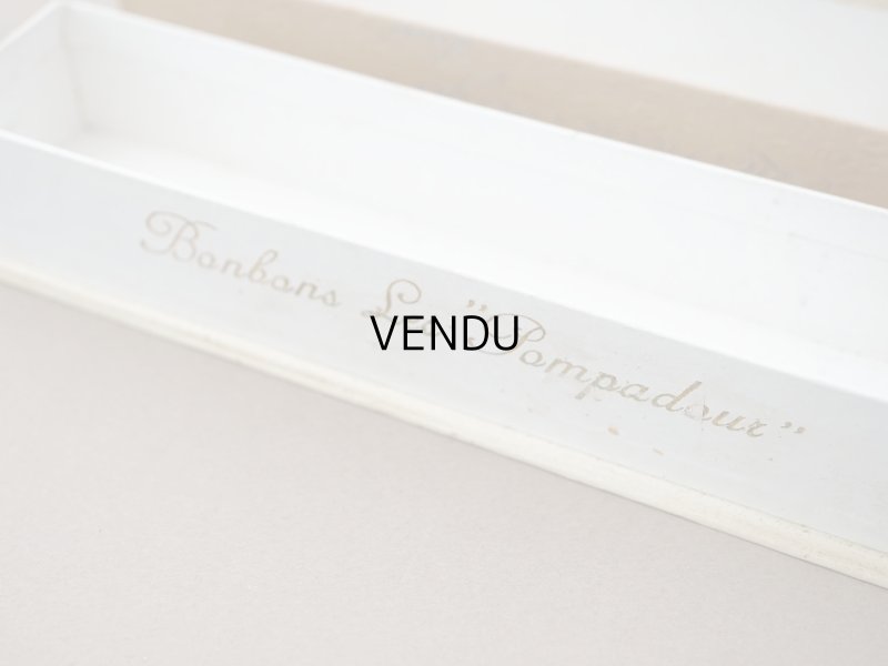 画像9: アンティーク お菓子箱 薔薇＆リボンのガーランド BONBONS LES POMPADOUR - AU FIDELE BERGER PARIS  -