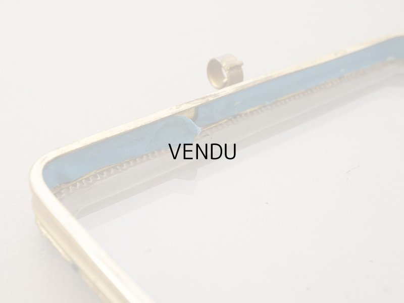 画像15: 19世紀中頃 アンティーク 大きなジュエリーケース スモーキーブルーのシルククッション 20.2×17.5cm