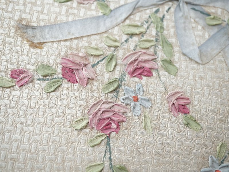 画像7: アンティーク 薔薇&リボンのガーランドのお菓子箱