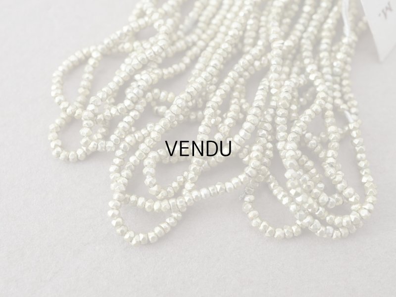 画像3: 【セール対象外】【クーポン対象外】アンティーク カット入り メタルビーズ スモーキーシャンパンゴールド メタル製 ビーズ A.M. 4