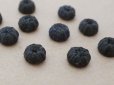 画像3: アンティーク ドール用 8mm シルク製 黒 くるみボタン 黒 極小 10ピースのセット (3)