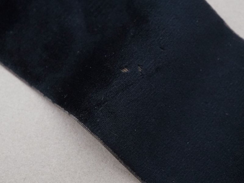 画像6: 19世紀末 アンティーク 黒＆ブラウン シルク製 ベルベットリボン 2.85m 6.3cm幅