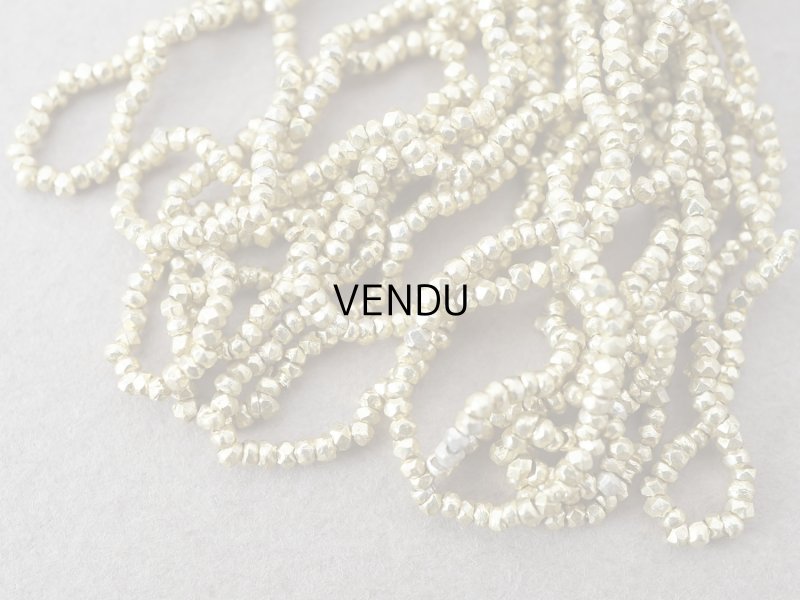 画像3: 【セール対象外】【クーポン対象外】アンティーク カット入り メタルビーズ シャンパンゴールド メタル製 ビーズ A.M. 5