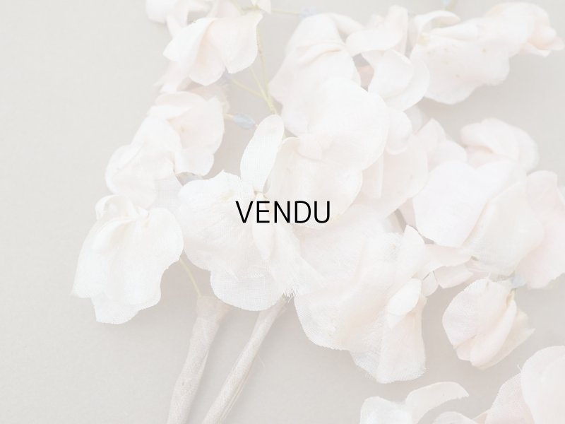 画像28: アンティーク 布花 大きなブーケ パウダーピンク