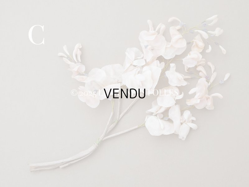 画像14: アンティーク 布花 大きなブーケ パウダーピンク