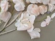 画像10: アンティーク 布花 大きなブーケ パウダーピンク