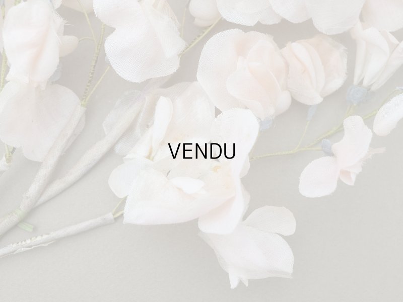 画像10: アンティーク 布花 大きなブーケ パウダーピンク